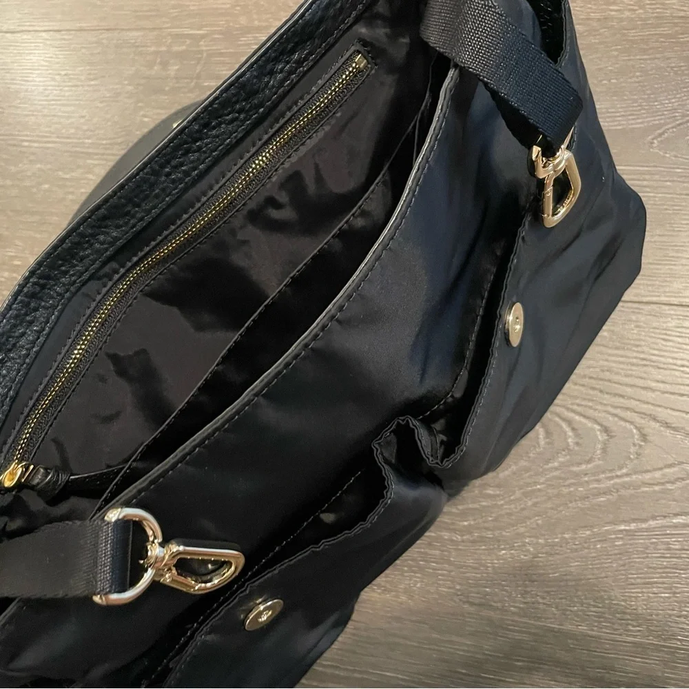 Tory Burch Black Diaper Messenger Bag